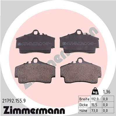 Zimmermann Disc Brake Pad