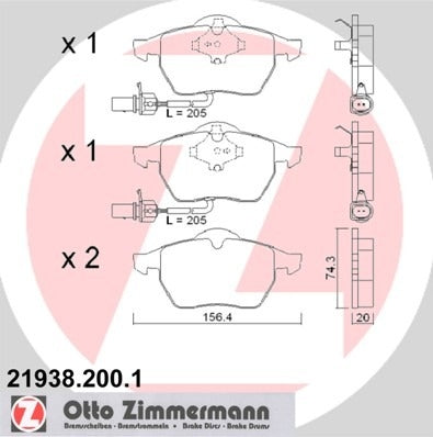 Zimmermann Disc Brake Pad