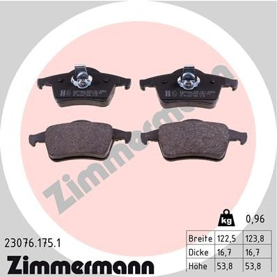 Zimmermann Disc Brake Pad