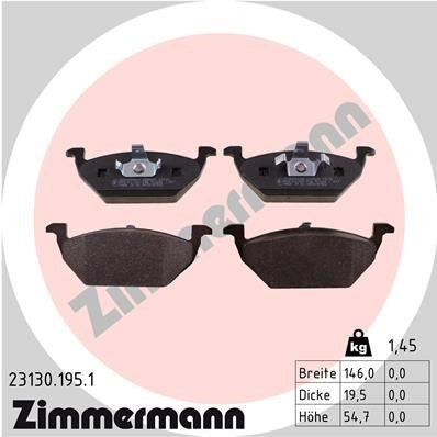 Zimmermann Disc Brake Pad