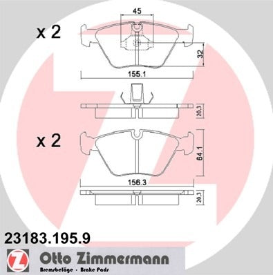 Zimmermann Disc Brake Pad