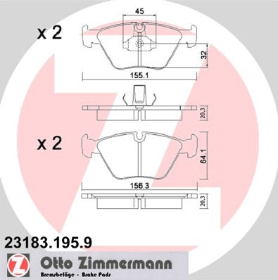 Zimmermann Disc Brake Pad