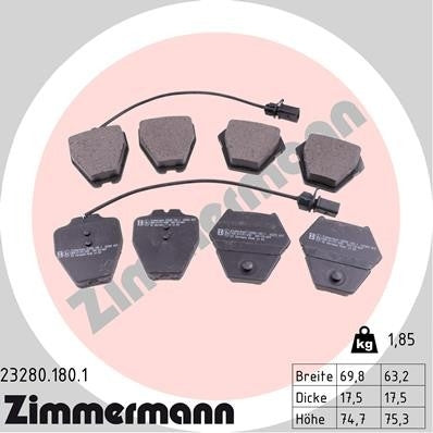 Zimmermann Disc Brake Pad