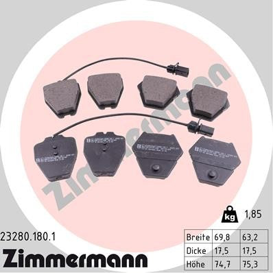 Zimmermann Disc Brake Pad