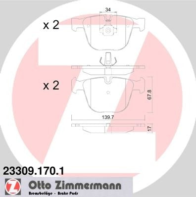 Zimmermann Disc Brake Pad