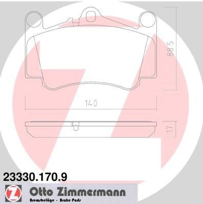 Zimmermann Disc Brake Pad