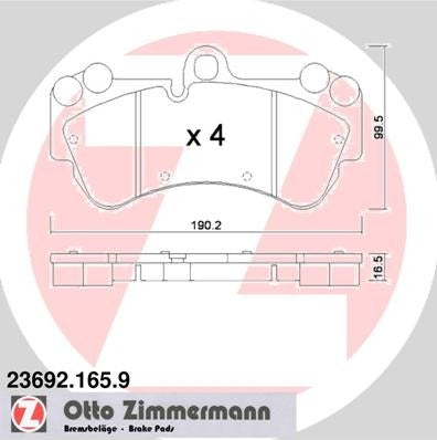 Zimmermann Disc Brake Pad