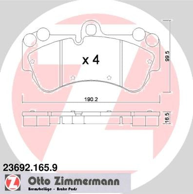 Zimmermann Disc Brake Pad