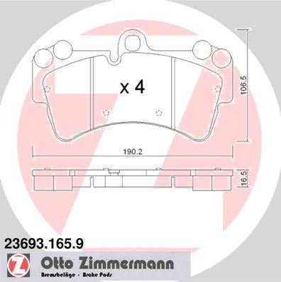 Zimmermann Disc Brake Pad