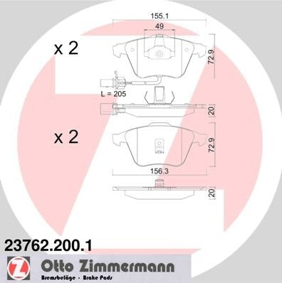 Zimmermann Disc Brake Pad