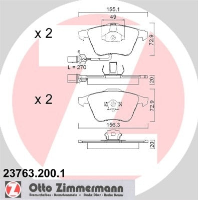 Zimmermann Disc Brake Pad