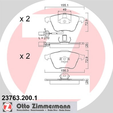 Zimmermann Disc Brake Pad