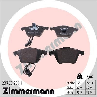 Zimmermann Disc Brake Pad