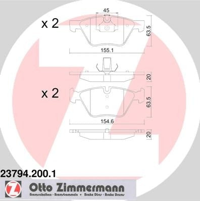 Zimmermann Disc Brake Pad