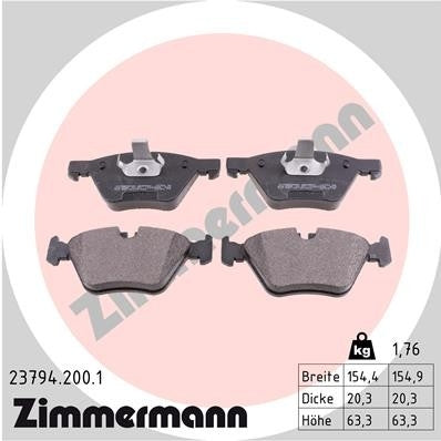 Zimmermann Disc Brake Pad