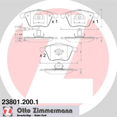 Zimmermann Disc Brake Pad