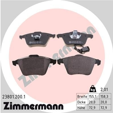 Zimmermann Disc Brake Pad