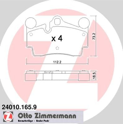 Zimmermann Disc Brake Pad