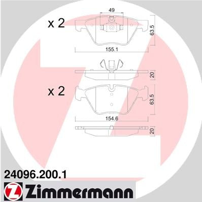 Zimmermann Disc Brake Pad