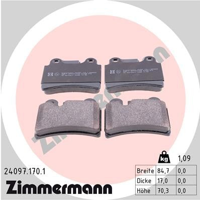 Zimmermann Disc Brake Pad