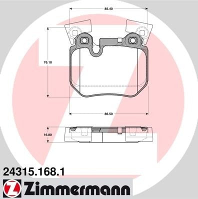 Zimmermann Disc Brake Pad