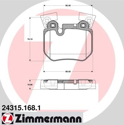 Zimmermann Disc Brake Pad