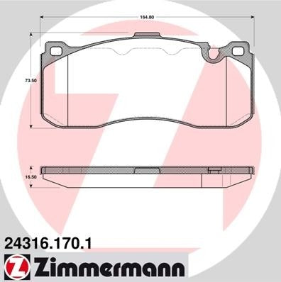 Zimmermann Disc Brake Pad