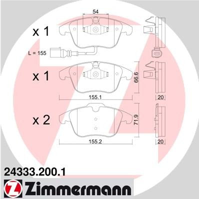 Zimmermann Disc Brake Pad