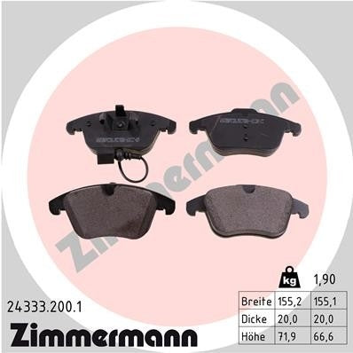 Zimmermann Disc Brake Pad