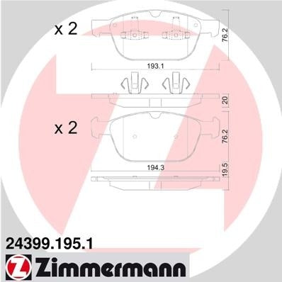 Zimmermann Disc Brake Pad