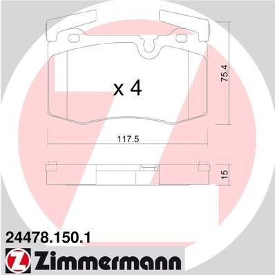Zimmermann Disc Brake Pad