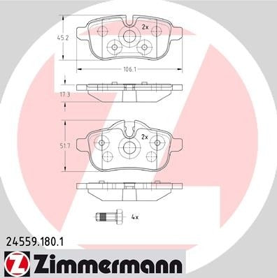 Zimmermann Disc Brake Pad