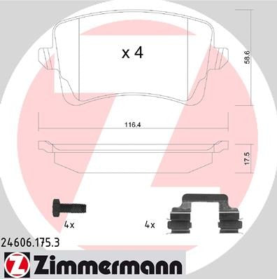 Zimmermann Disc Brake Pad
