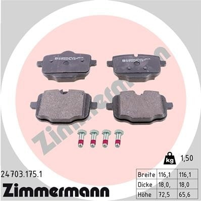 Zimmermann Disc Brake Pad