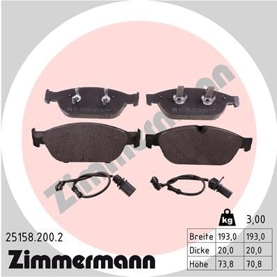 Zimmermann Disc Brake Pad