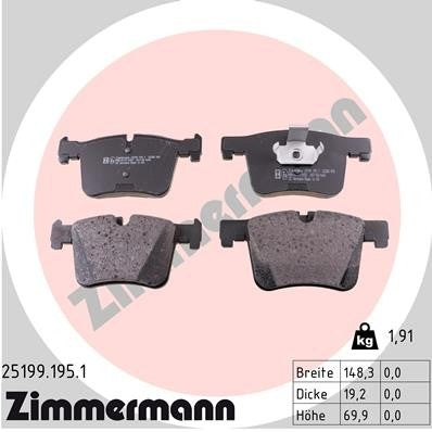 Zimmermann Disc Brake Pad