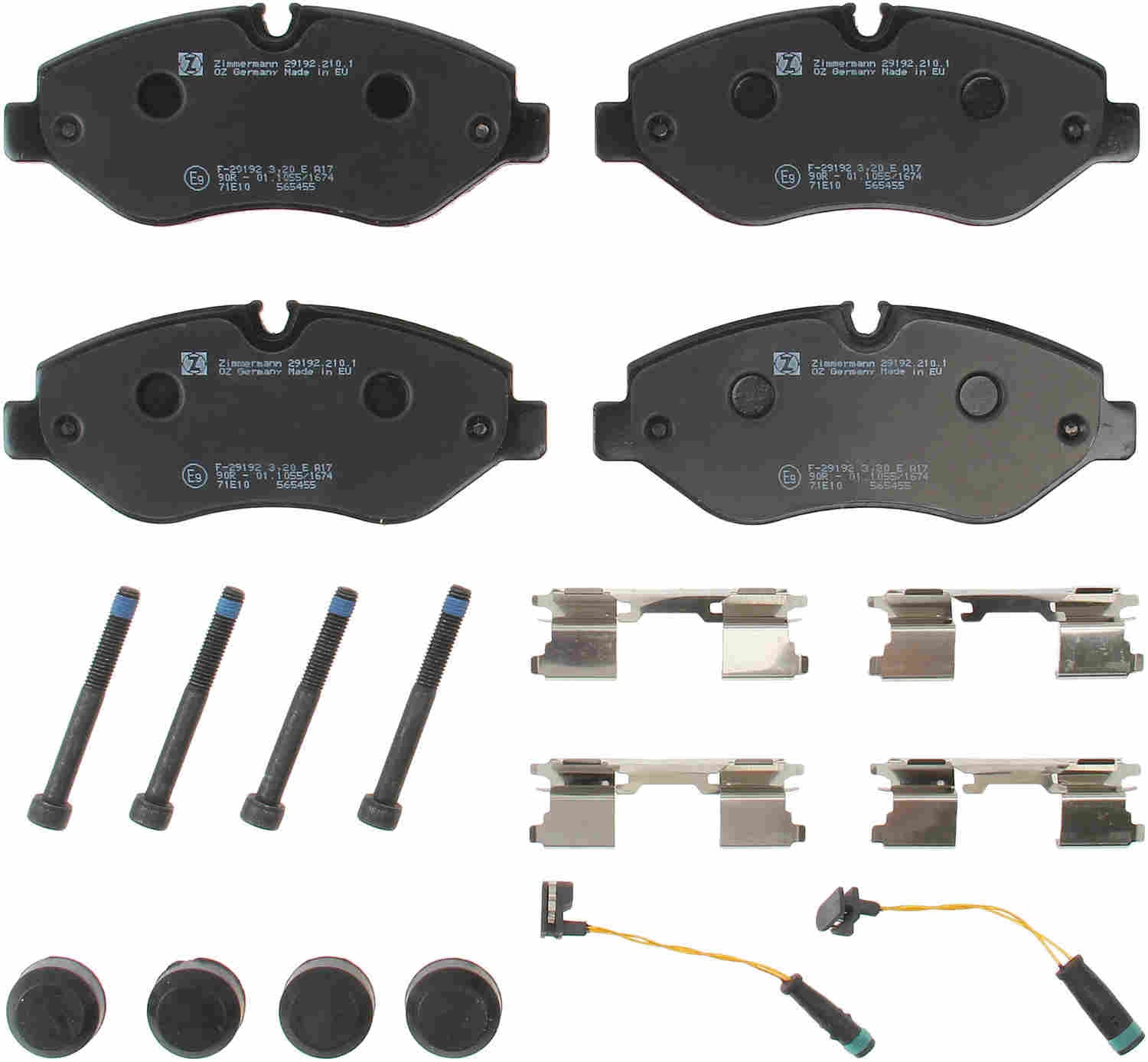 Zimmermann Disc Brake Rotor Set 640.4310.00