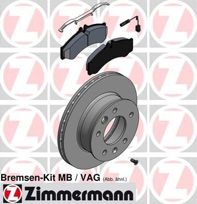 Zimmermann Disc Brake Rotor Set 640.4310.00