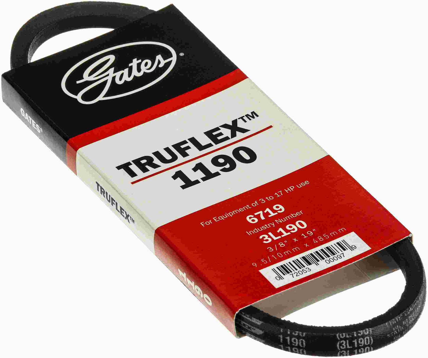 Gates Accessory Drive Belt 1190