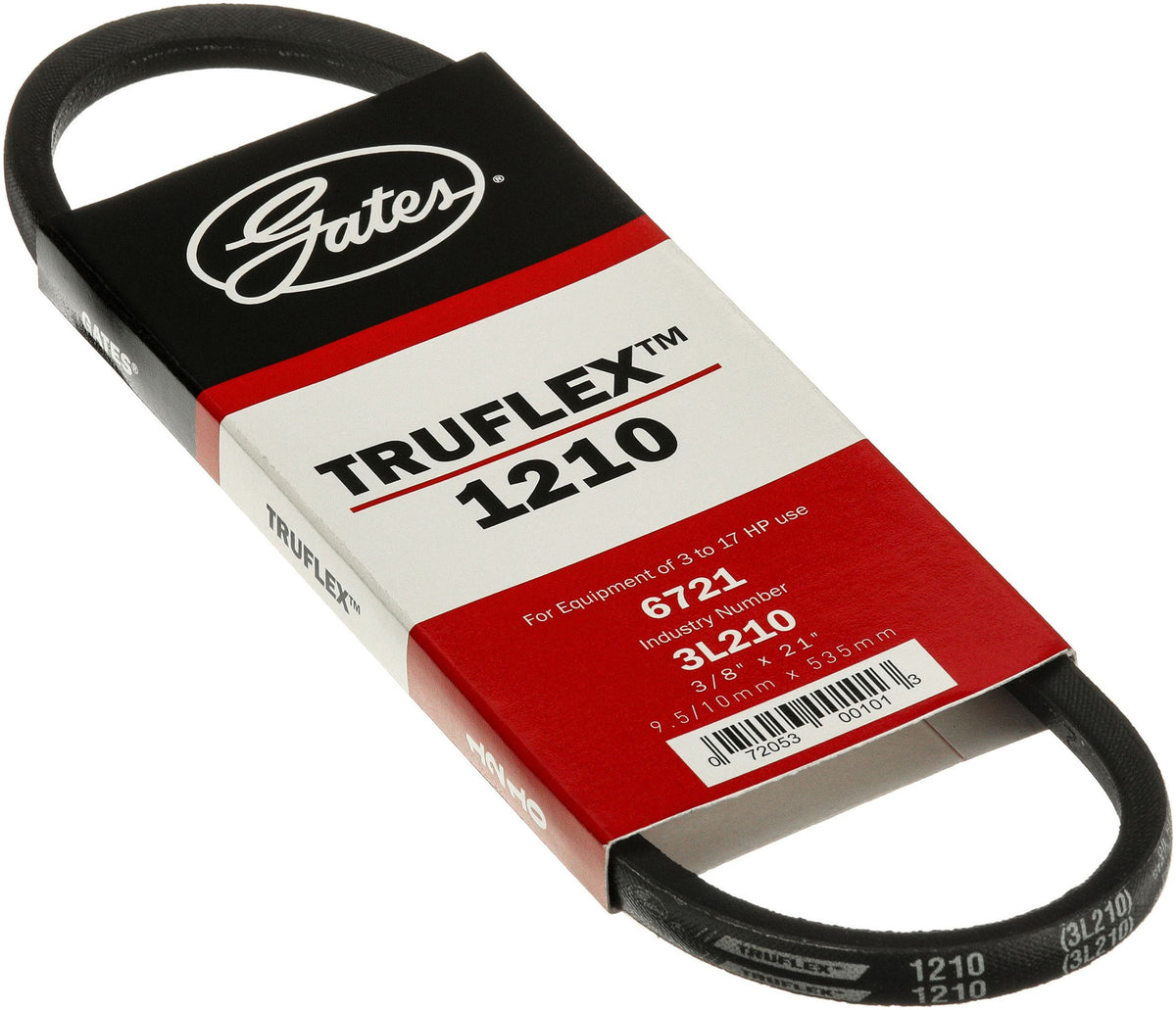 Gates Accessory Drive Belt 1210