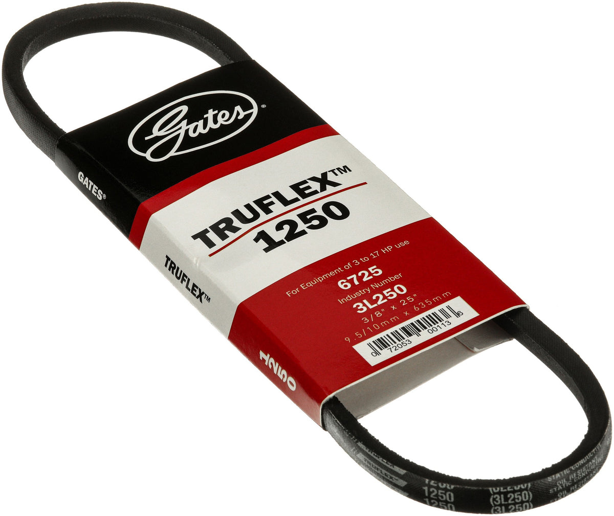 Gates Accessory Drive Belt 1250