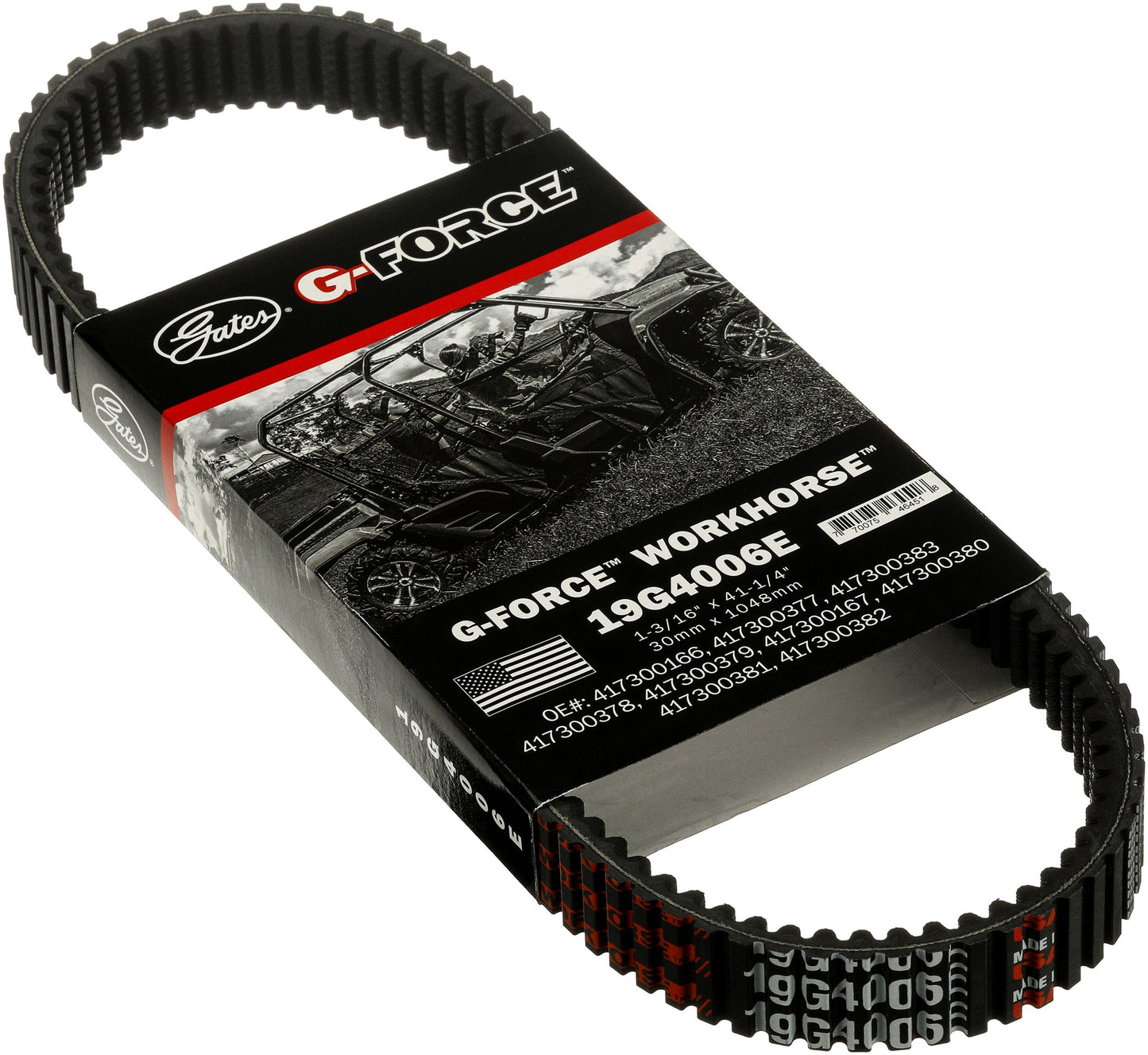 Gates 1999-1998 Polaris, Big Boss 500 6x6, 499cc, Drive 07PTL