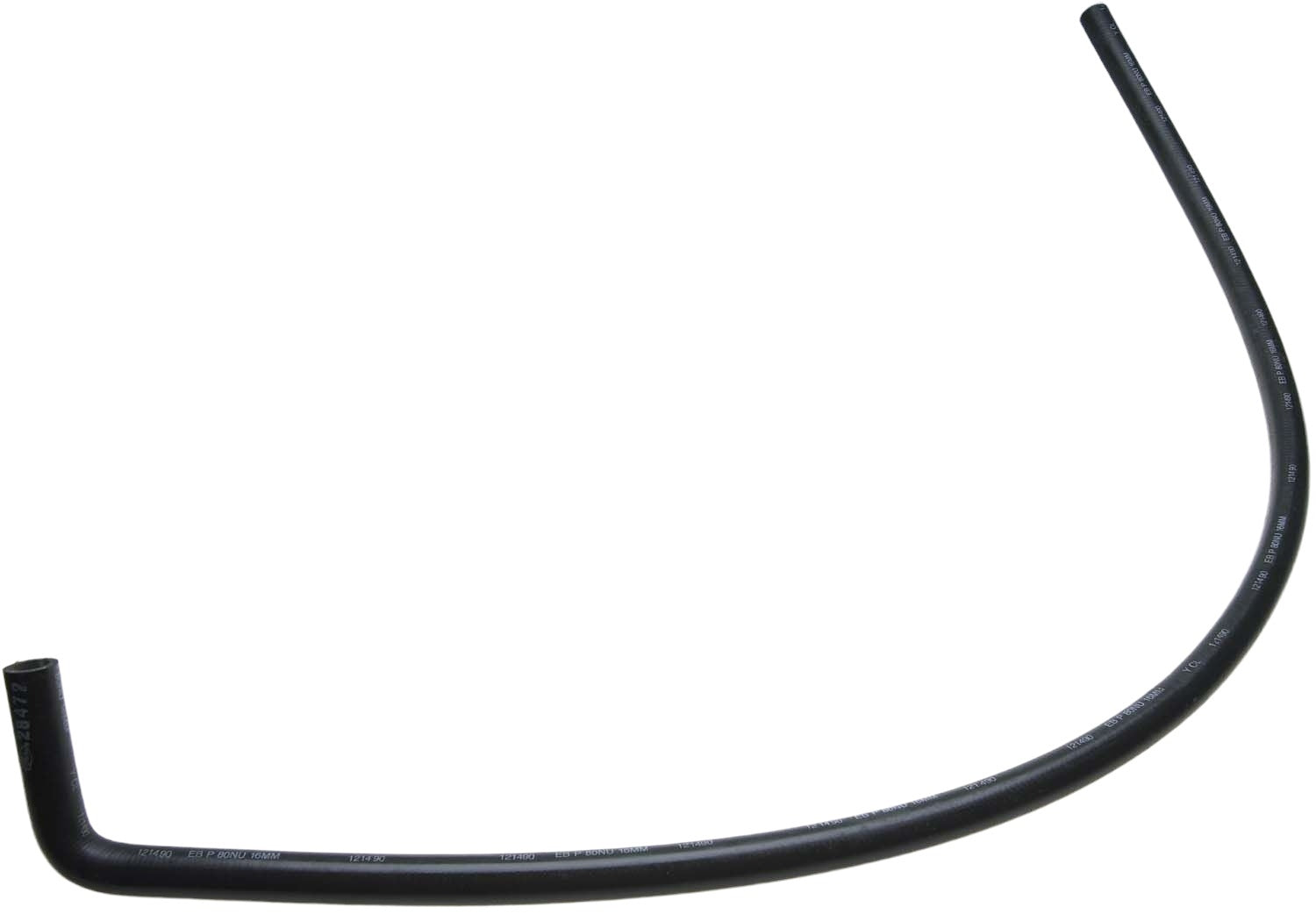 Gates 52inch L x 5/8in ID 90 Degree Molded Heater Hose 94-02 Dodge Ram Pickup V8 5.9L Heater To Pipe 28472