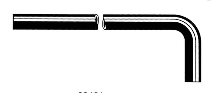 Gates Heater Hose - 90 Deg. Molded - 3/4in. X 4in. X 60in.: 1987-1985 Oldsmo