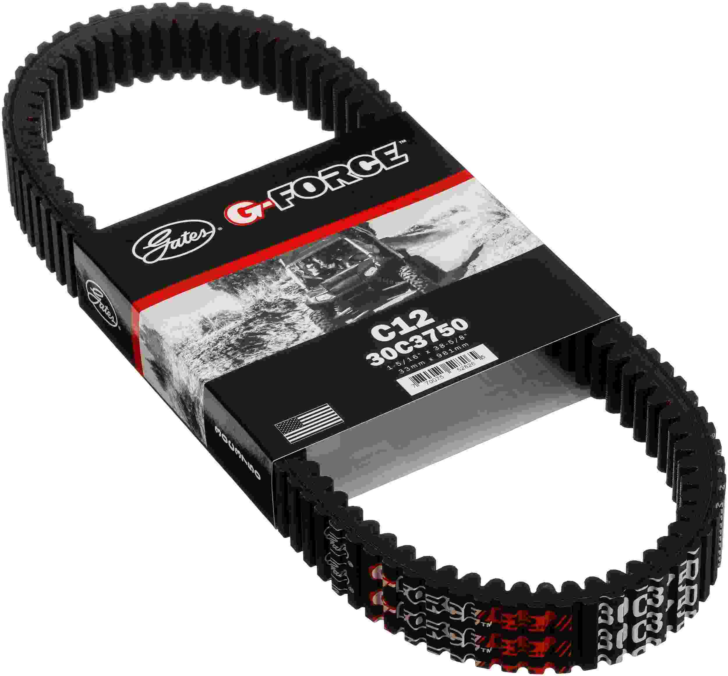 Gates G-Force Carbon Cord CVT Belt 0HLUU