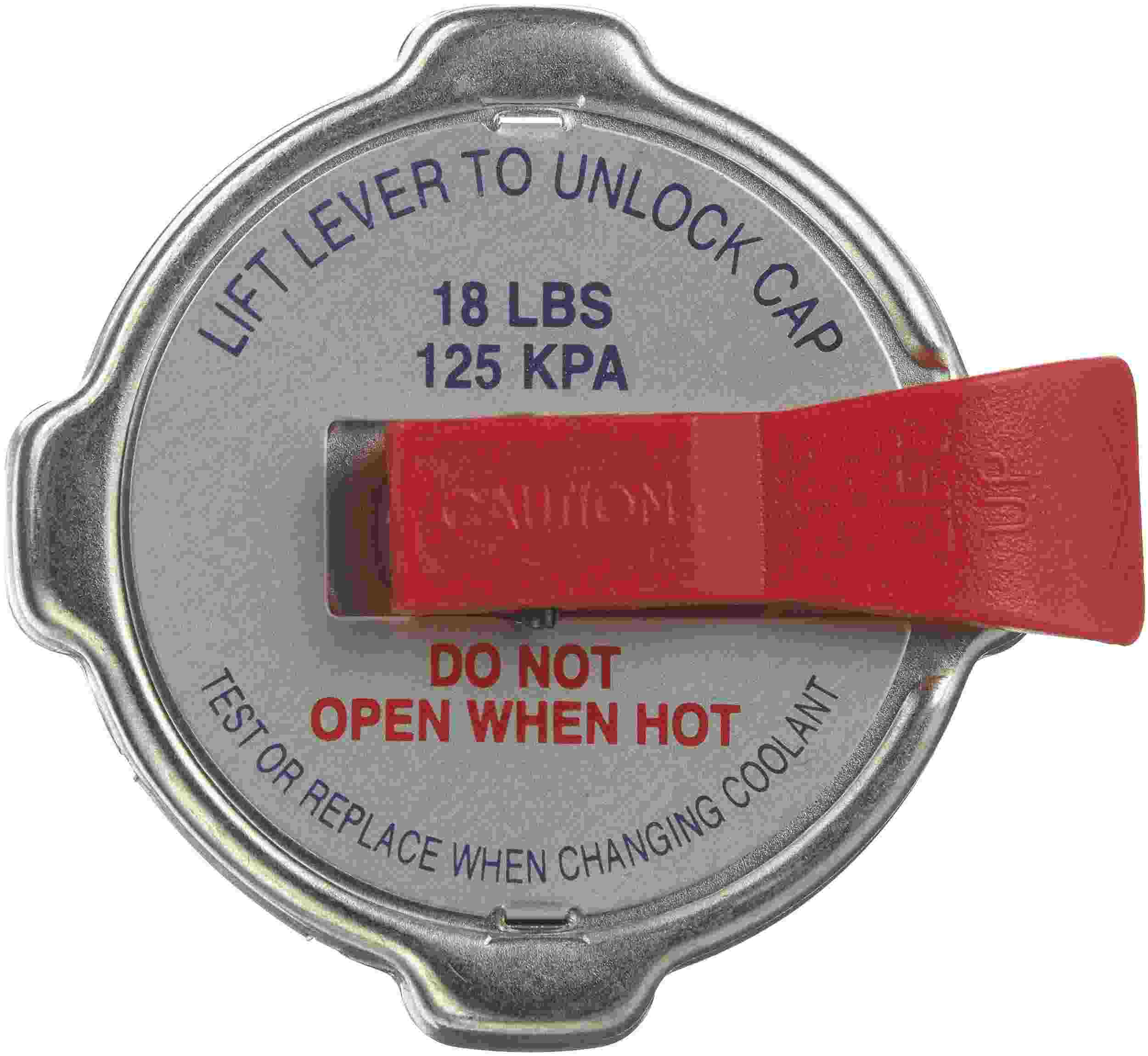 Gates 93-02 Chevrolet Camaro Safety Release Radiator Cap - 18 Psi