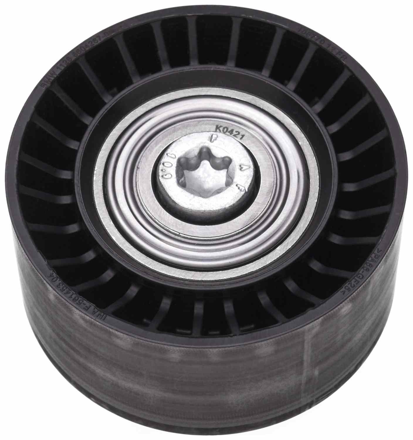 Gates Drivealign Idler Pulleys: 2014-11 Bmw, X5, 6-Cyl. 3.0 L, Idler Pulley