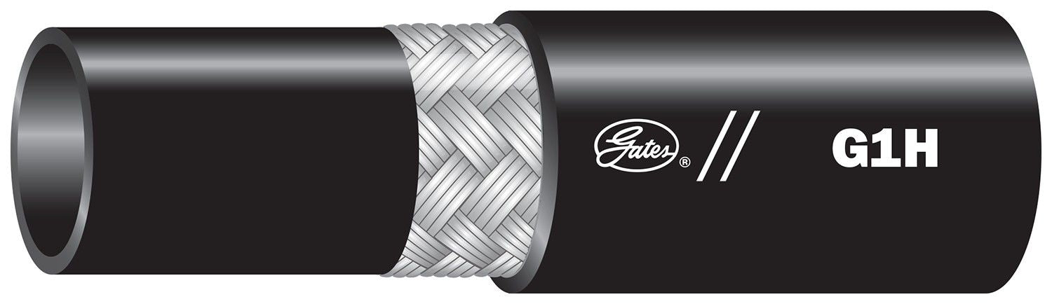 Gates Hydraulic Hose - Medium Pressure - Global G1H 1-Wire Braid Hose - High-Temp 70756