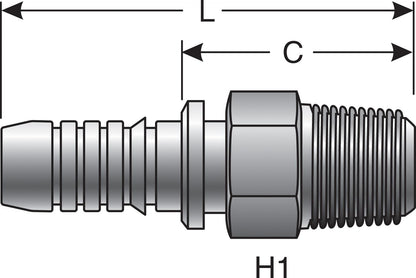 Gates Hydraulic Coupling / Adapter 80013