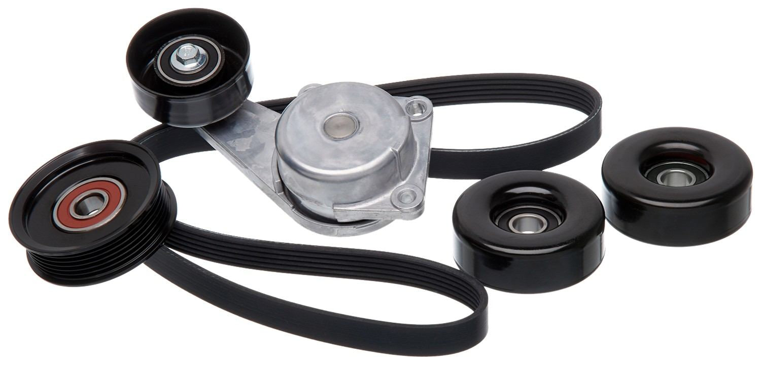 Gates 2004 Ford F Series Pickup V8 5.4L Serpentine Belt Kit 90K-38274